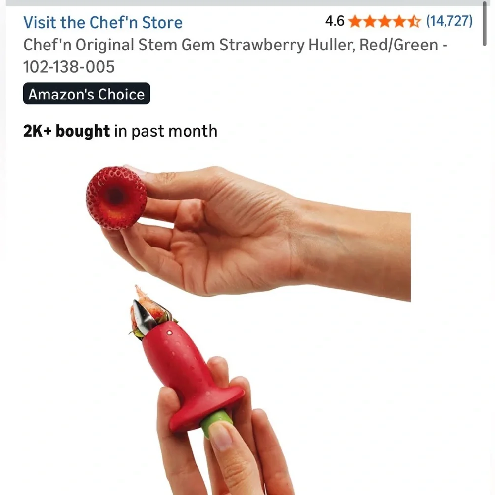 $75+ New Kitchen Gadgets Steam Spoon Holder Garlic Chop Strawberry Pit Spatula